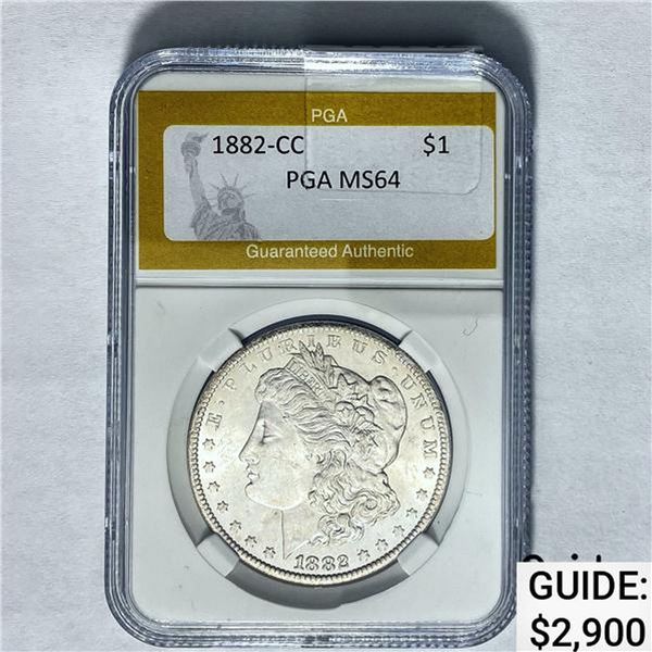 1882-CC Morgan Dollar PGA MS64