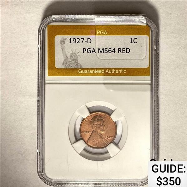 1927-D 1C PGA MS64 RED