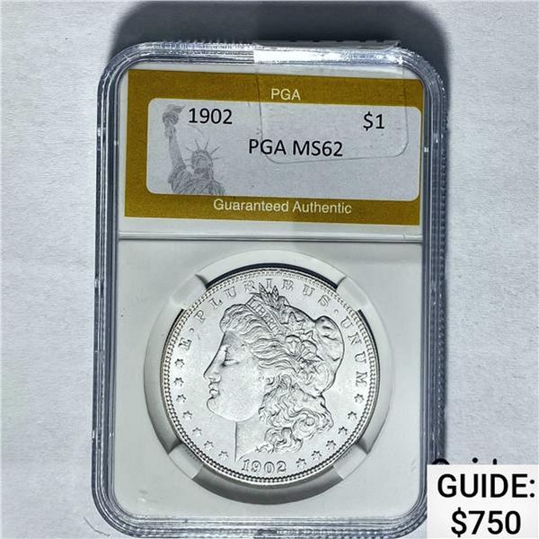 1902 Morgan Dollar PGA MS62