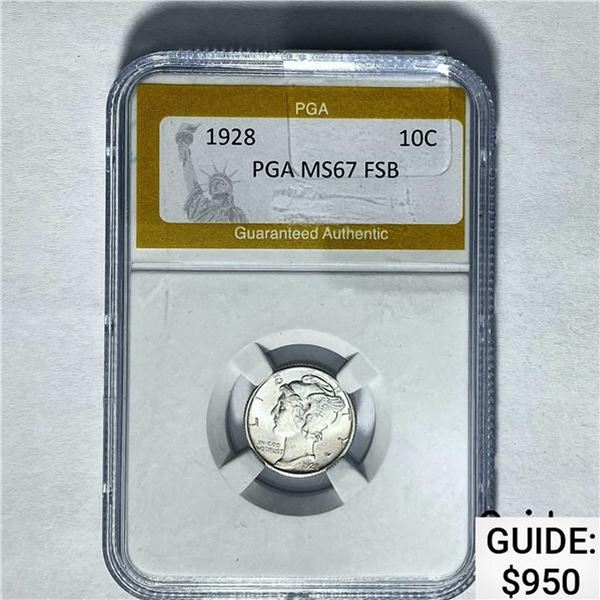1928 10C PGA MS67 FSB