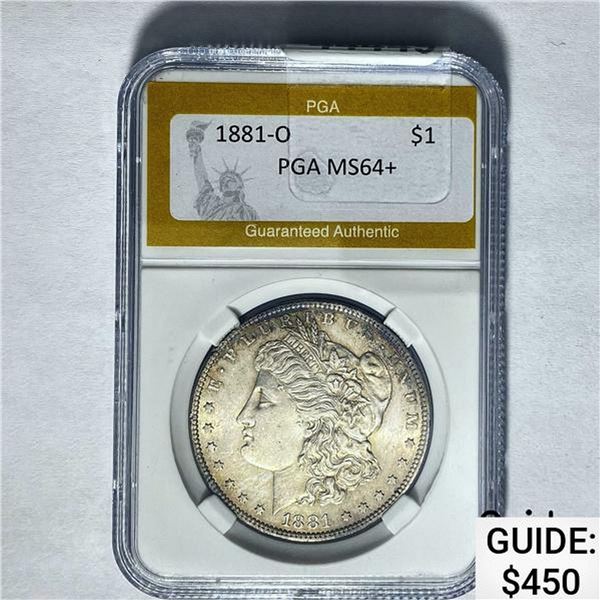 1881-O Morgan Dollar PGA MS64+