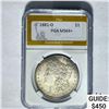 Image 1 : 1881-O Morgan Dollar PGA MS64+