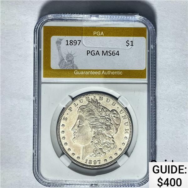 1897 Morgan Dollar PGA MS64