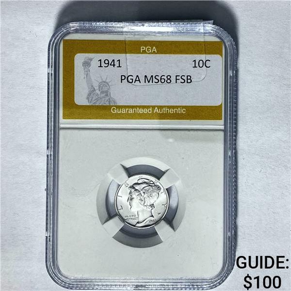 1941 10C PGA MS68 FSB