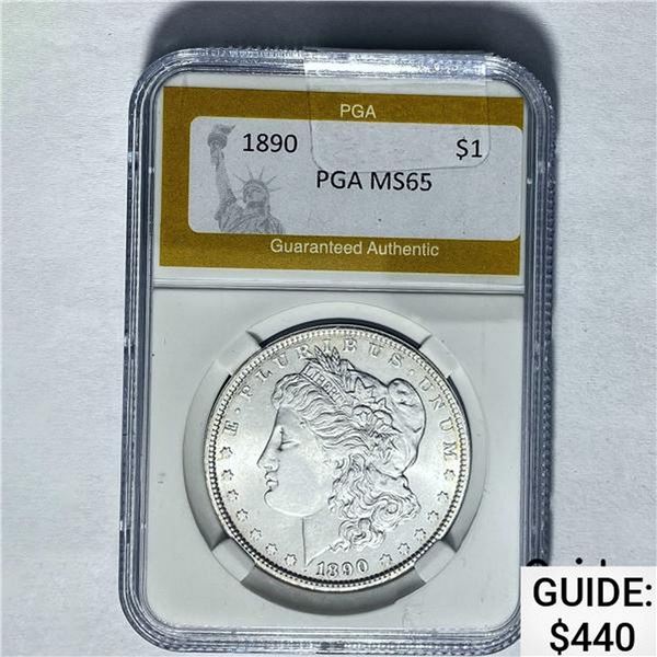 1890 Morgan Dollar PGA MS65