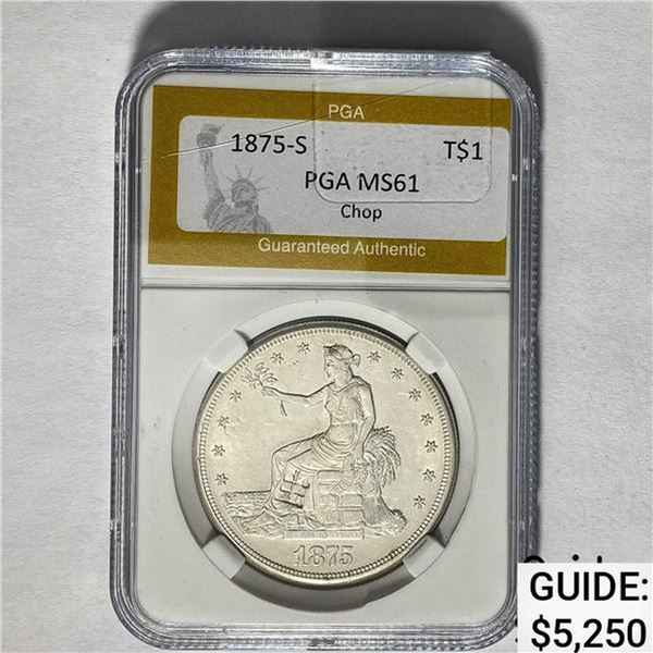 1875-S Trade Dollar PGA MS61