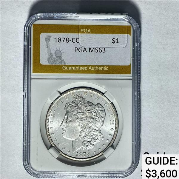 1878-CC Morgan Dollar PGA MS63