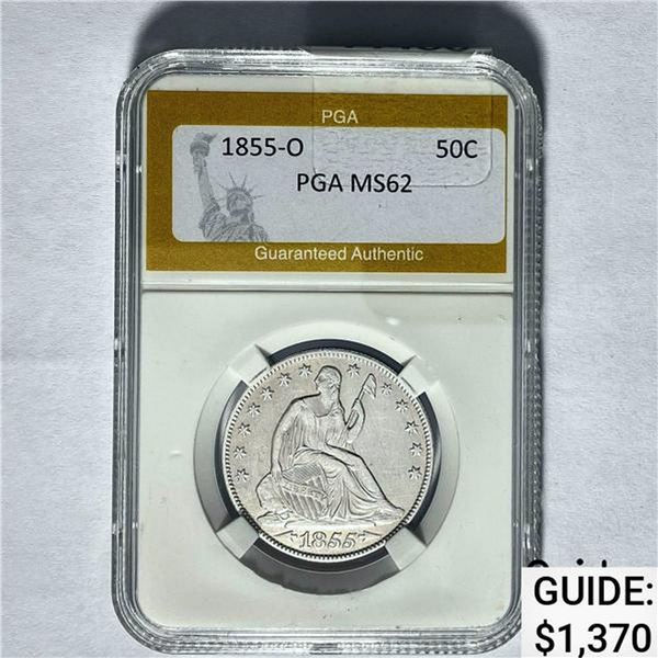 1855-O 50C PGA MS62