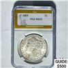 Image 1 : 1883-O Morgan Dollar PGA MS65