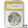 Image 1 : 1926 Peace Dollar PGA MS65