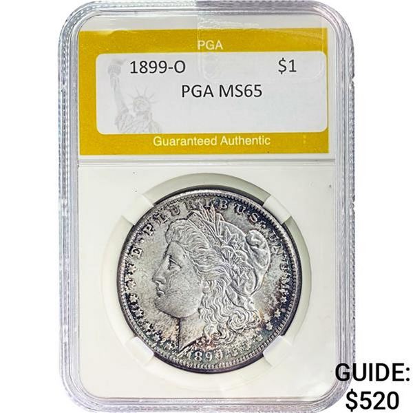 1899-O Morgan Dollar PGA MS65