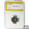 Image 1 : 1857 Flying Eagle Cent PGA MS62