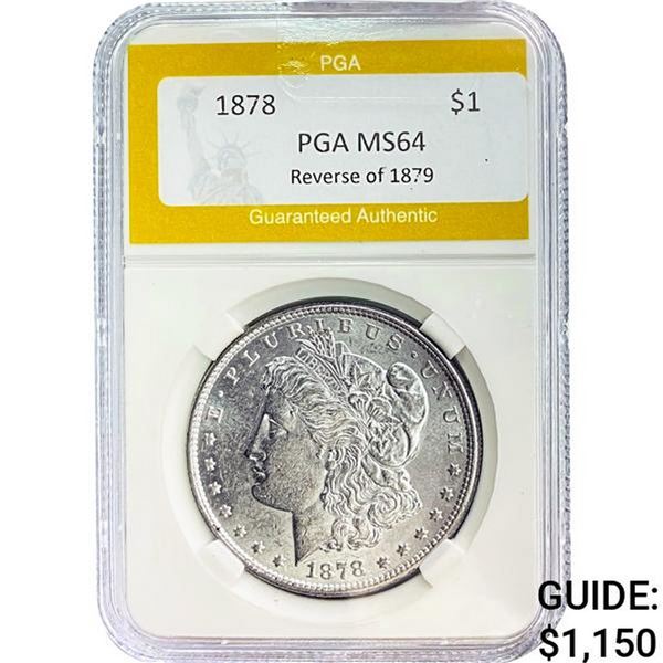 1878 Morgan Dollar PGA MS64