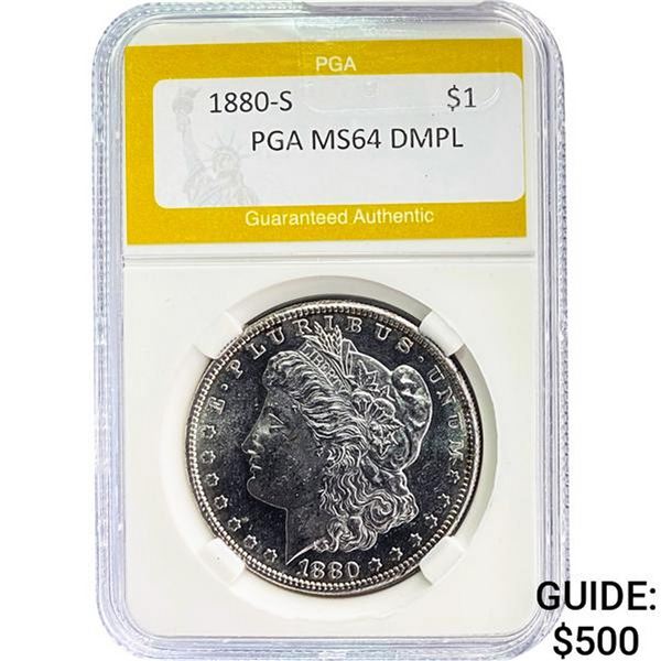 1880-S Morgan Dollar PGA MS64 DMPL