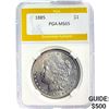 Image 1 : 1885 Morgan Silver Dollar PGA MS65
