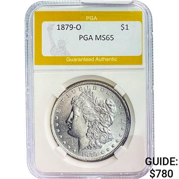 1879-O Morgan Dollar PGA MS65