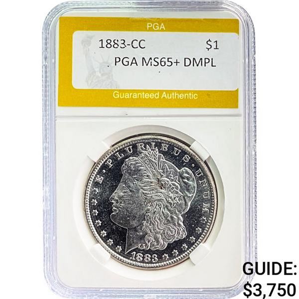 1883-CC Morgan Dollar PGA MS65+ DMPL