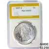 1897-S Morgan Silver Dollar PGA MS65