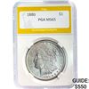 1880-S Morgan Dollar PGA MS65