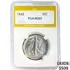 1943 Walking Liberty Half Dollar PGA MS6