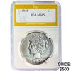 1935 Peace Dollar PGA MS65