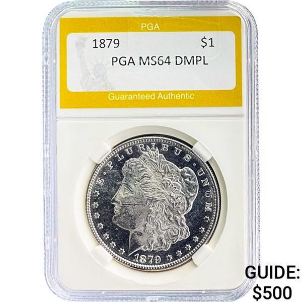 1879-S Morgan Dollar PGA MS64 DMPL