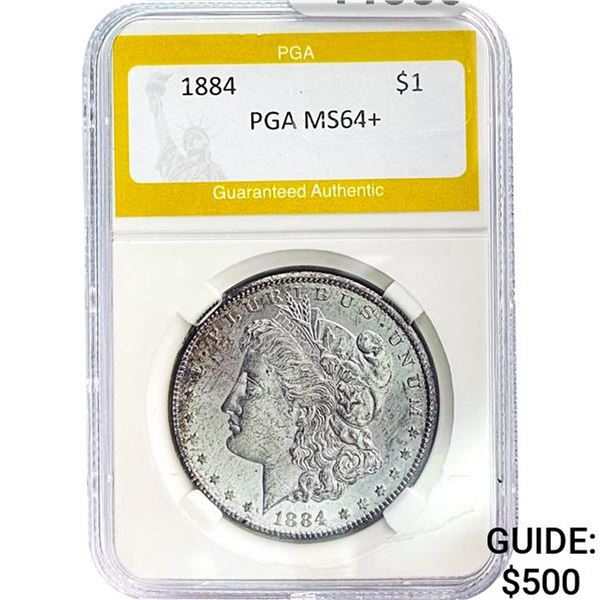 1884-CC Morgan Silver Dollar PGA MS64+