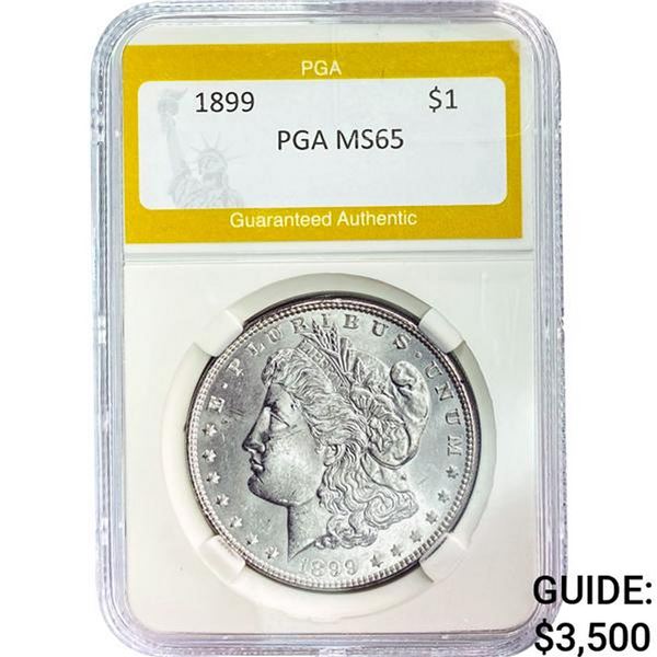1899 Morgan Silver Dollar PGA MS65