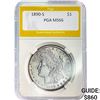 1890-S Morgan Dollar PGA MS66
