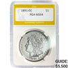 1891-CC Morgan Dollar PGA MS64