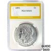 1891 Morgan Silver Dollar PGA MS65