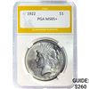 1922 Peace Dollar PGA MS65+