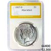 1927-D Peace Dollar PGA MS63