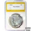Image 1 : 1922 Peace Dollar PGA MS65+