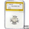 Image 1 : 1925-D Mercury Dime PGA MS65 FSB