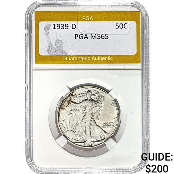 1939-D Walking Liberty Half Dollar PGA M