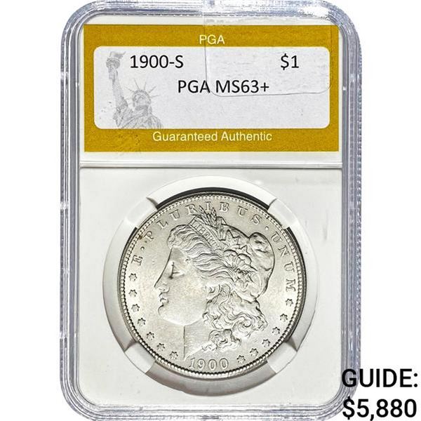 1900-S Morgan Dollar PGA MS63+