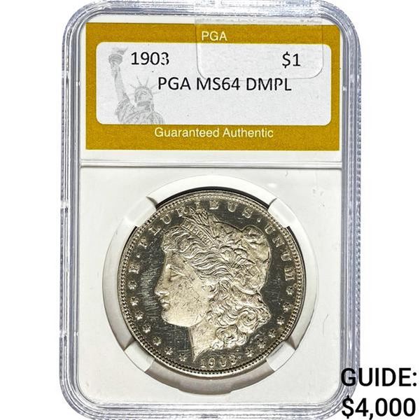 1903 $1 Morgan Dollar PGA MS64 DMPL