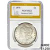 Image 1 : 1878 Morgan Dollar PGA MS62