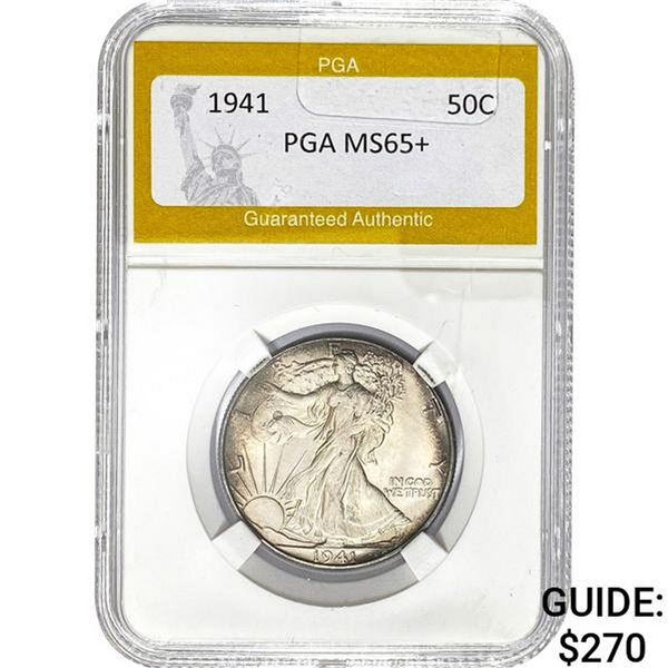 1941 Walking Liberty Half Dollar PGA MS6