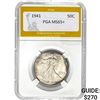 Image 1 : 1941 Walking Liberty Half Dollar PGA MS6