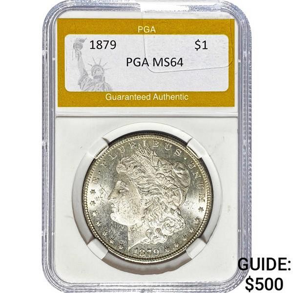 1879 Morgan Silver Dollar PGA MS64