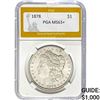 Image 1 : 1878 Morgan Silver Dollar PGA MS63+