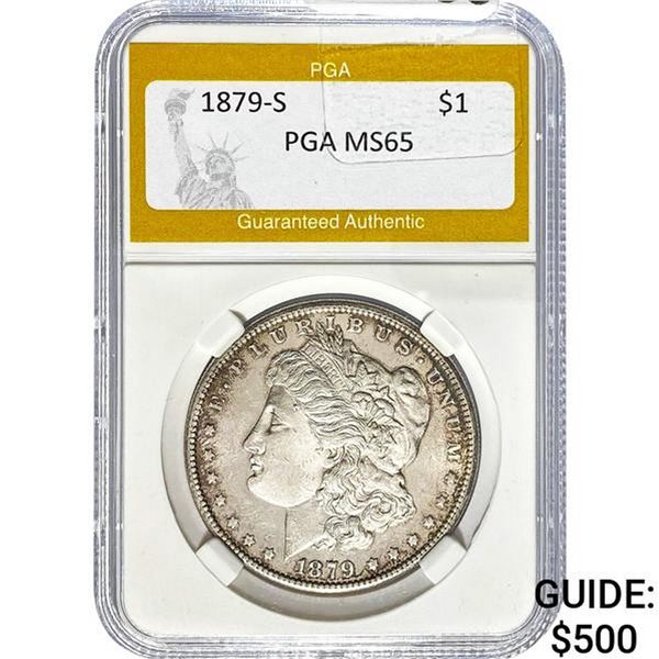 1879-S Morgan Dollar PGA MS65