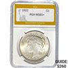 Image 1 : 1922 Peace Dollar PGA MS65+