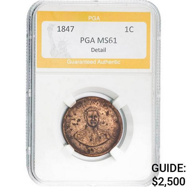 1847 Hawaii 1C PGA MS61
