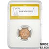 Image 1 : 1870 1C Indian Head Cent PGA RED MS62