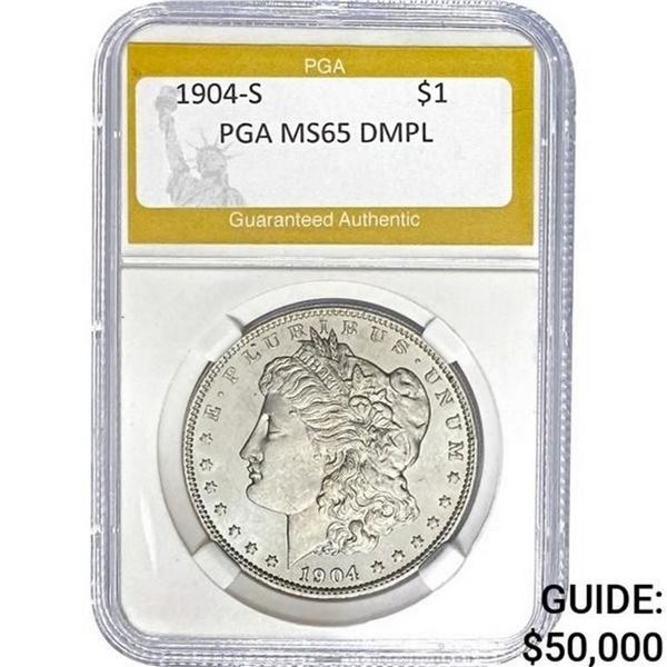 1904-S Morgan Dollar PGA DMPL MS65