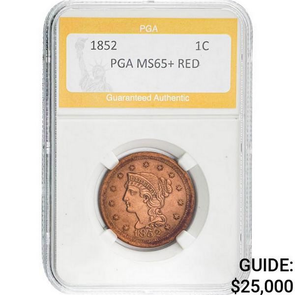 1852 1C PGA RED MS65+