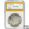 1891-CC Morgan Dollar PGA MS63